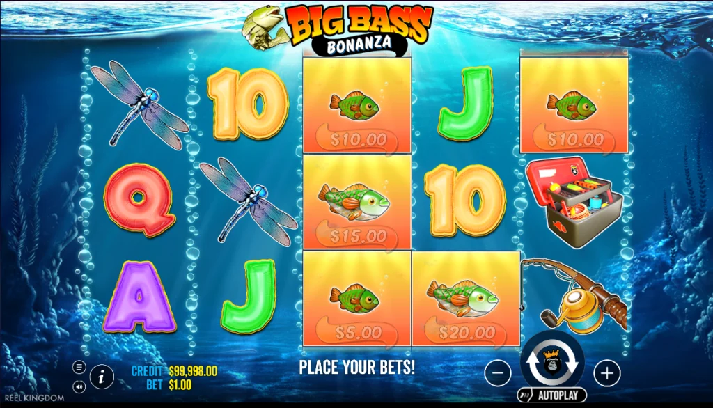 Фриспины в Big Bass Bonanza