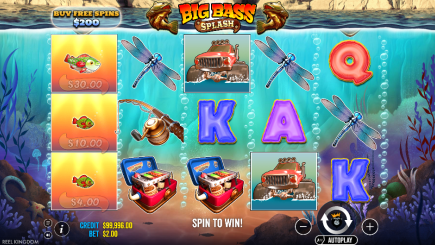Игра Big Bass Splash Pragmatic Play