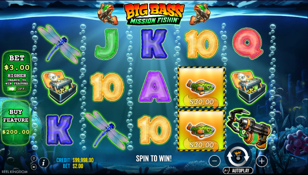 Money Symbols в Big Bass Mission Fishin’